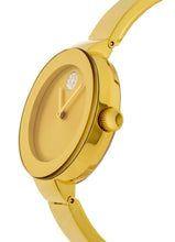 Load image into Gallery viewer, NEW MOVADO Women&#39;s 3600201 BOLD Champagne Dial Gold Quartz Watch MSRP $595
