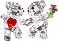 Load image into Gallery viewer, Swarovski Crystal Kris Bear Happy Together Figurine 5558892

