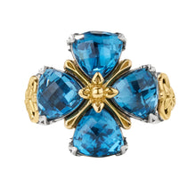Load image into Gallery viewer, Konstantino Anthos Sterling Silver 18k Yellow Gold &amp; Blue Spinel DMK2156-478 S7

