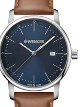 Load image into Gallery viewer, Wenger Swiss Army Men&#39;s 01.1741.111 Urban Classic Blue Dial Watch 42mm
