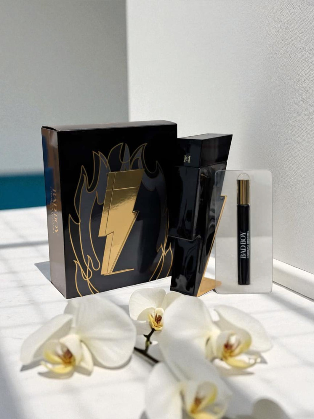Bad Boy By Carolina Herrera Eau de Toilette For Men Gift Set MSRP $145