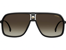 Load image into Gallery viewer, CARRERA Unisex 1019/S Black Frame Brown Gradient Lenses Aviator Sunglasses $169
