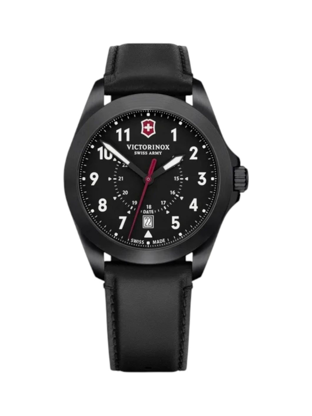 Victorinox Swiss Army 241970 Heritage Quartz Leather Strap Men's Watch MSRP$675
