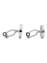 Load image into Gallery viewer, Montblanc 107463 Men's Meisterstuck Round Steel Cufflinks MSRP $475
