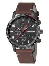 Load image into Gallery viewer, Wenger Swiss Army Men&#39;s 01.1543.107 Attitude Chronograph Black Dial Watch 44 mm MSRP $345

