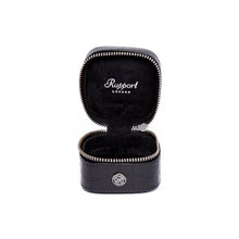 Load image into Gallery viewer, Rapport London Director's Range Leather Small Stud Box in Black - D335
