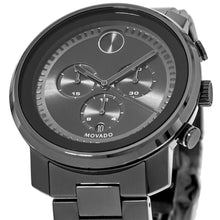 Load image into Gallery viewer, NEW MOVADO Men&#39;s BOLD 3600277 Verso Gunmetal Quartz Chronograph Watch MSRP $995
