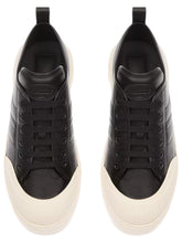 Load image into Gallery viewer, Bally Medyn 6303689 Women&#39;s Black Leather Sneakers Size 8.5 MSRP 630
