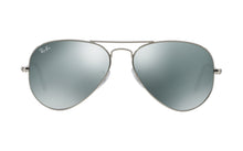Load image into Gallery viewer, Ray-Ban RB3025 W3275 Polished Silver Aviator Mirror Grey 55-14-135

