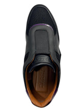 Load image into Gallery viewer, Bally Asmund 6217402 Men&#39;s Black Leather/Fabric Sneakers MSRP $630
