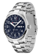 Load image into Gallery viewer, Wenger Swiss Army Men&#39;s 01.1541.125 Attitude Blue Dial Watch 42 mm MSRP $245
