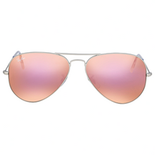 Load image into Gallery viewer, Ray-Ban RB3025 019/Z2 Aviator Large Metal Silver Copper Flash Sunglasses 58-14
