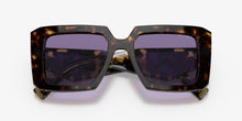 Load image into Gallery viewer, NEW PRADA Women&#39;s PR23YS 2AU05Q Tortoise Frame Purple Lens Sunglasses MSRP $475
