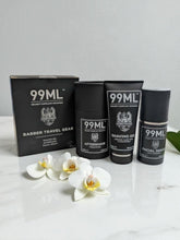 Load image into Gallery viewer, 99ml By Horstmann Shaving Gel, Aftershave &amp; Facial Serum (Barber Travel Gear) For Men MSRP $225

