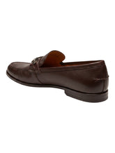 Load image into Gallery viewer, Bally Werien 6231411 Men's Coffee Plain Leather Loafers MSRP $720
