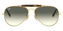 Load image into Gallery viewer, Ray-Ban RB3029 181/71 Outdoorsman II Arista Gold Grey Gradient 62-14-140
