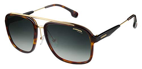 Carrera CA133/S Men's  Havana Gold Aviator Sunglasses MSRP $175