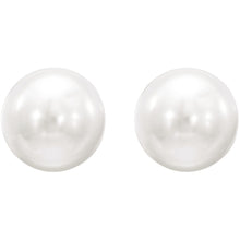 Load image into Gallery viewer, Swarovski Attract 5183618 Dual Sided Round Crystal Pearl Pierced Stud Earrings
