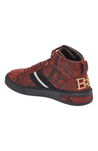 Load image into Gallery viewer, Bally Meson 6301301 Men&#39;s Snakeskin Embossed High Top Sneaker MSRP $720
