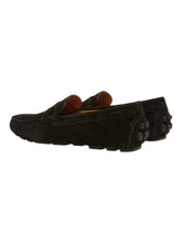 Load image into Gallery viewer, Bally Kevan 6308948 Men's Ebano Suede Leather Drivers MSRP $770
