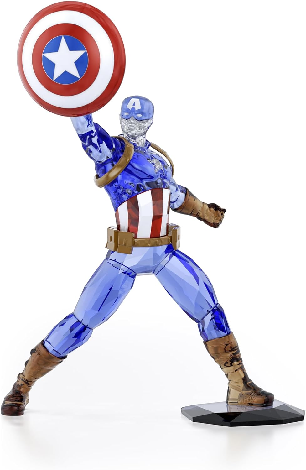 Swarovski Crystal Marvel Captain America Figurine 5676135