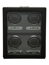 Load image into Gallery viewer, Wolf 1834 Classic 4 Piece Black Watch Winder - 456702

