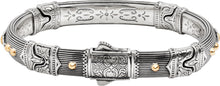 Load image into Gallery viewer, Konstantino Delos 2 Sterling Silver &amp; 18k Yellow Gold Bracelet BMK4452-130
