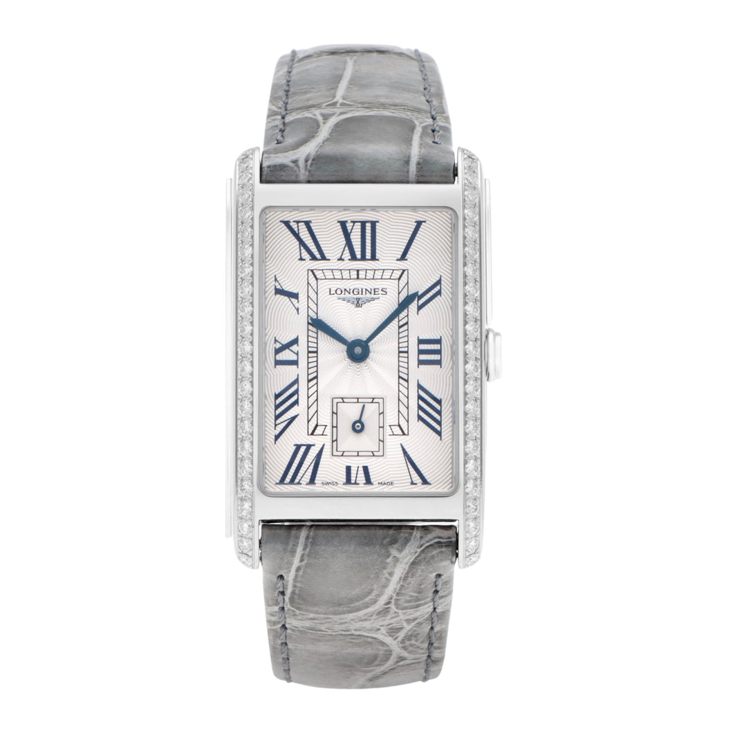 Longines L55120713 Dolcevita Ladies Quartz White Dial 23 mm Watch MSRP $4200