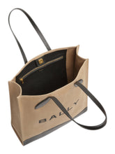 Load image into Gallery viewer, Bally 6304710 Bar Keep On NS Sand Tote Bag MSRP $750
