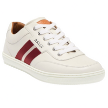 Load image into Gallery viewer, Bally Oriano Men&#39;s 6240315 White Leather Sneaker MSRP $560 NEW

