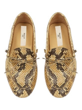 Load image into Gallery viewer, Bally Gaspar 6304341 Men&#39;s New Rhu Snake Print Goat Leather Loafers MSRP $990

