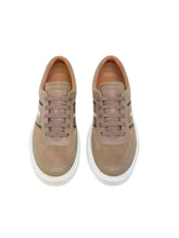 Load image into Gallery viewer, Bally Cruise 6310053 Men's Deep Sepia Stripe-Detail Leather Sneakers MSRP $685
