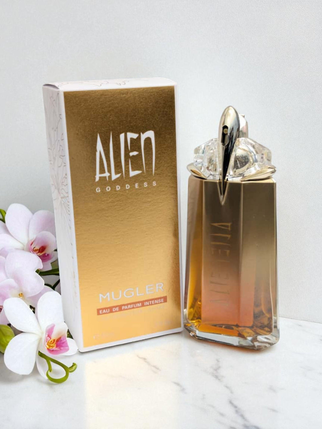 Alien Goddess Intense By Mugler 3 oz/ 90 ml Eau De Parfum For Women MSRP $185