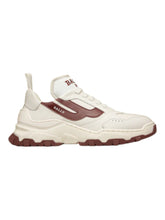 Load image into Gallery viewer, Bally Holden 6301550 Men&#39;s White/Heritage Red Leather Sneakers MSRP $650
