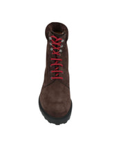 Load image into Gallery viewer, Bally Ganny 6308924 Men's Ebano Suede Lace-Up Boots MSRP $1200
