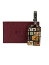 Load image into Gallery viewer, Bally 6224349 Berryt Multiblack Luggage Tag MSRP $125
