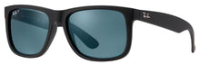 Load image into Gallery viewer, Ray-Ban RB4165 622/2V Justin Classic Matte Black Dark Blue Polarized 54-16
