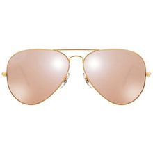 Load image into Gallery viewer, Ray-Ban RB3025 001/3E Polished Gold Aviator Gradient Silver Pink 58-14
