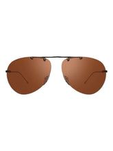 Load image into Gallery viewer, Revo Air 2 Polarized Aviator Rimless Titanium Black Frame 63-11-125 MSRP $329
