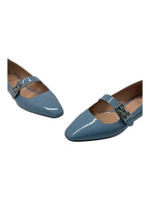 Load image into Gallery viewer, Bally Elis 6303406 Women&#39;s Poolside Calf Patent Leather Flat Size 7 MSRP $990
