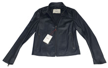 Load image into Gallery viewer, Bally 6230542 Black Lamb Leather Bomber Jacket MSRP $2000
