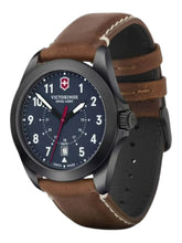 Load image into Gallery viewer, Victorinox Swiss Army 241971 Heritage Quartz Leather Strap Men&#39;s Watch MSRP$675

