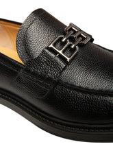 Load image into Gallery viewer, Bally Nickolas 6239815 Men's Black Leather Loafers MSRP $720
