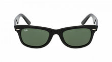Load image into Gallery viewer, Ray-Ban RB2140 901 Original Wayfarer Polished Black G-15 Sunglasses 50-22

