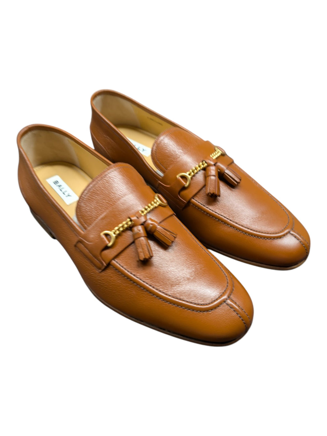 Bally Saily 6304679 Men's Cuero Leather Loafers Size 9 MSRP $850