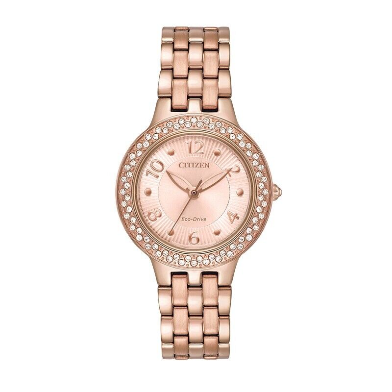 Citizen Silhouette Crystal E2083-58Q Eco-Drive Women's Watch MSRP $325
