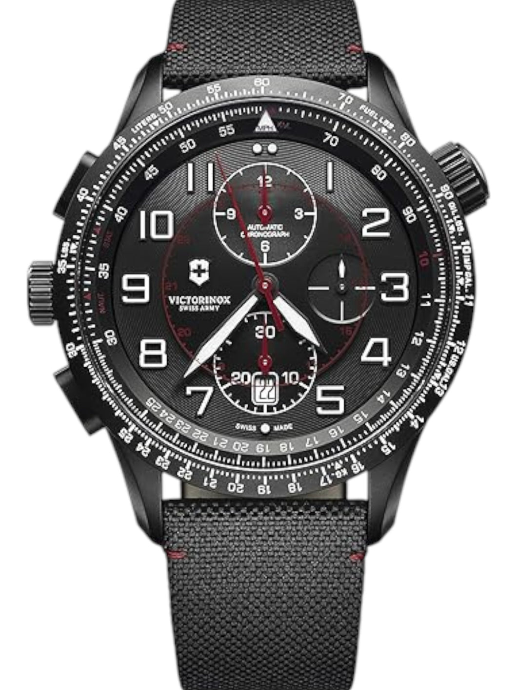 Victorinox Swiss Army 241716 Airboss Mechanical Chronograph Men Watch MSRP $3145
