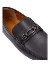 Load image into Gallery viewer, Bally Philip 6300426 Men&#39;s Midnight Leather Drivers MSRP $660
