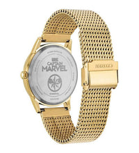 Load image into Gallery viewer, Citizen FE7062-51W Unisex Captain Marvel Blue Dial 40mm Watch MSRP $375
