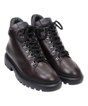 Load image into Gallery viewer, Bally Valiant 6239429 Women&#39;s Ebano Calf Plain Leather Boots MSRP $860

